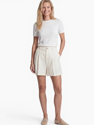 Anse Victorin Regular Bandplooibroek 'Mia' in Beige