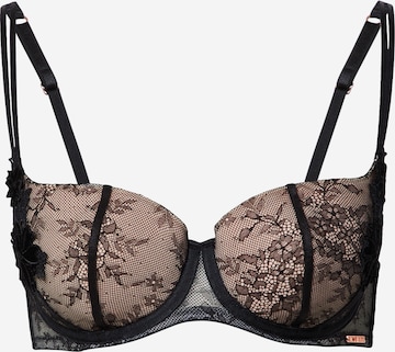 Hunkemöller T-shirt Bra 'Kelsey' in Black: front