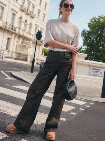 Wide Leg Jean Next en marron