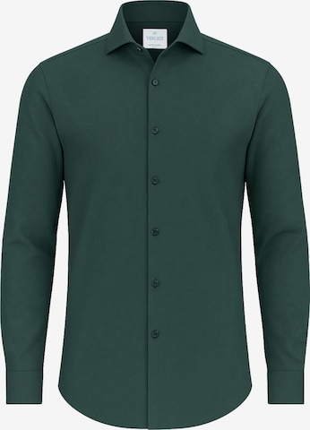 Vercate - Camisa clássica 'No. 28' em verde: frente