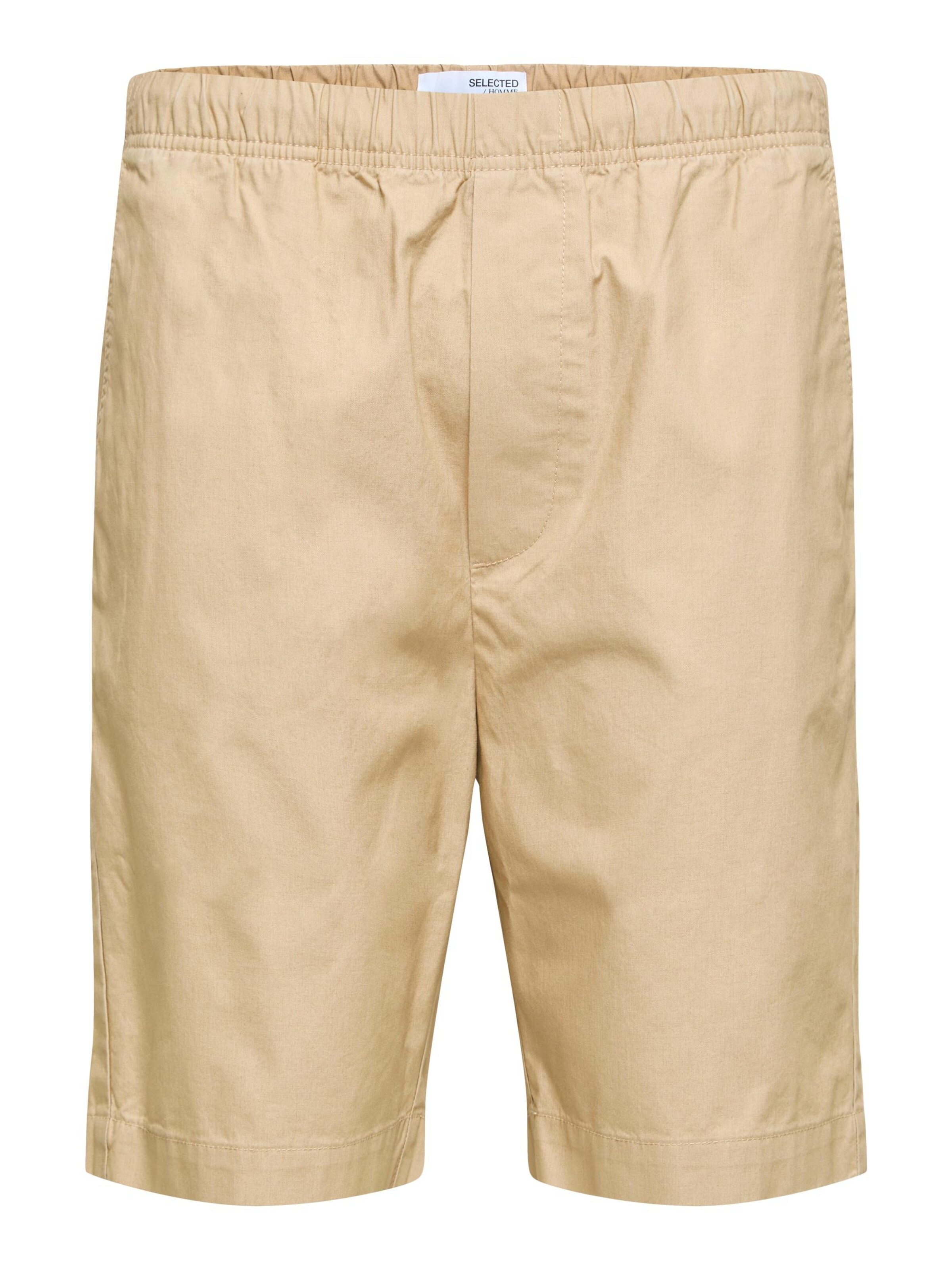 SELECTED HOMME Regular Pants LOIK in Sand ABOUT YOU
