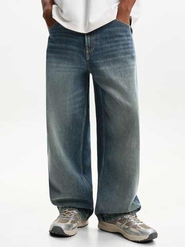 Baggy Jean Bershka en vert : devant