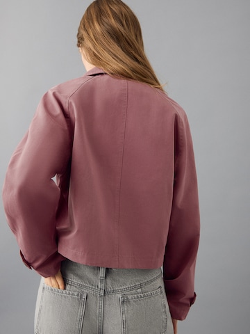 MANGO TEEN Демисезонное пальто 'Rosa' в Ярко-розовый