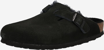 BIRKENSTOCK Pistokkaat 'Boston' värissä musta: etupuoli