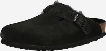 BIRKENSTOCK Hausschuh 'Boston' in Schwarz: predná strana