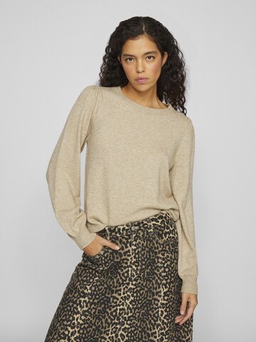 VILA Sweater in Beige: front