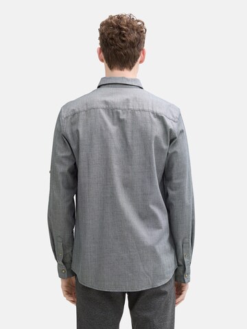 TOM TAILOR Regular fit Button Up Shirt in Blue