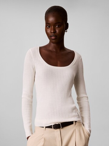 Pull-over Calvin Klein en rose : devant