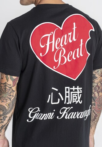 T-Shirt 'Heart' Gianni Kavanagh en noir
