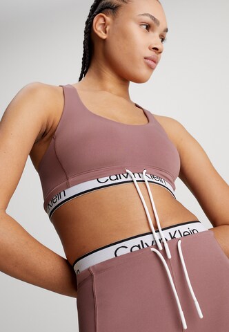 Calvin Klein Sport Bustier Sport bh in Roze