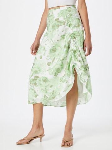 Gina Tricot Spódnica 'Maj' w kolorze zielony: przód