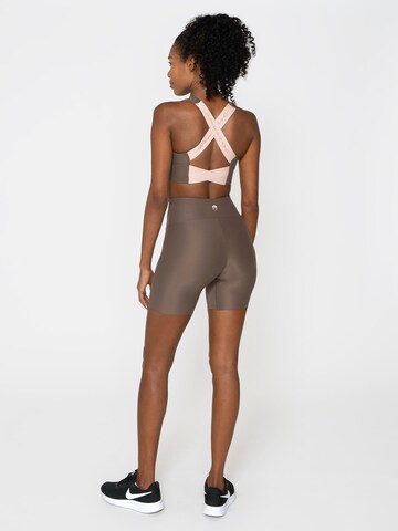 Skinny Pantalon de sport 'Gauli' Horizon Athletic en marron
