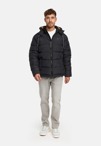 INDICODE JEANS Winterjas 'INCoolios' in Zwart