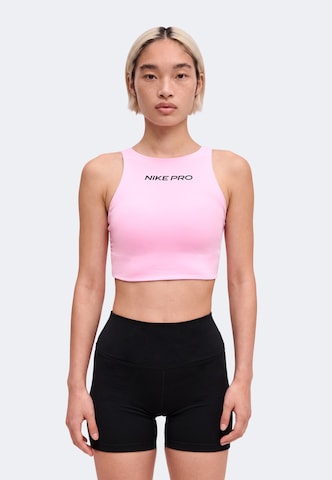 NIKE Bustier Biustonosz sportowy 'NP' w kolorze różowy: przód