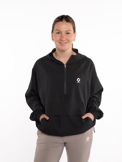 mymotus Sports jacket 'Mymotus Ladies Comfort Running pull on Jacke Black  RW33' in XS in Black, Item view