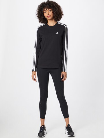 ADIDAS SPORTSWEAR Funktionsshirt 'Essentials 3-Stripes' in Schwarz