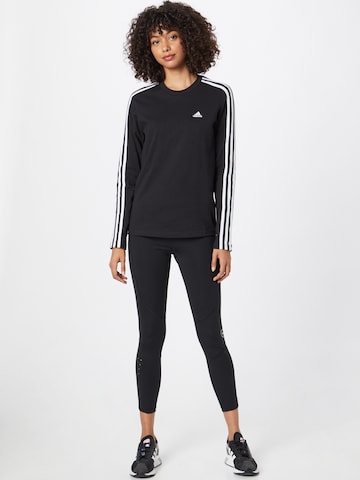 ADIDAS SPORTSWEAR Performance shirt 'Essentials 3-Stripes' in Black