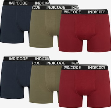 INDICODE JEANS Boxer shorts ' Milano ' in Blue: front