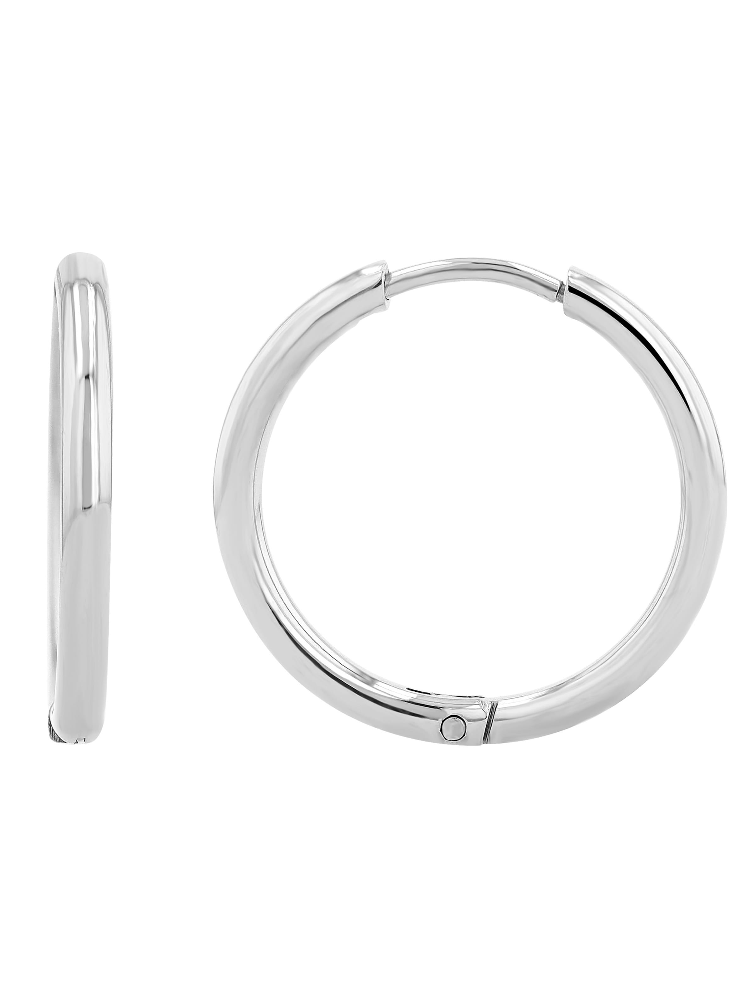 Akzent Earrings 'wasserfest' in Silver: front