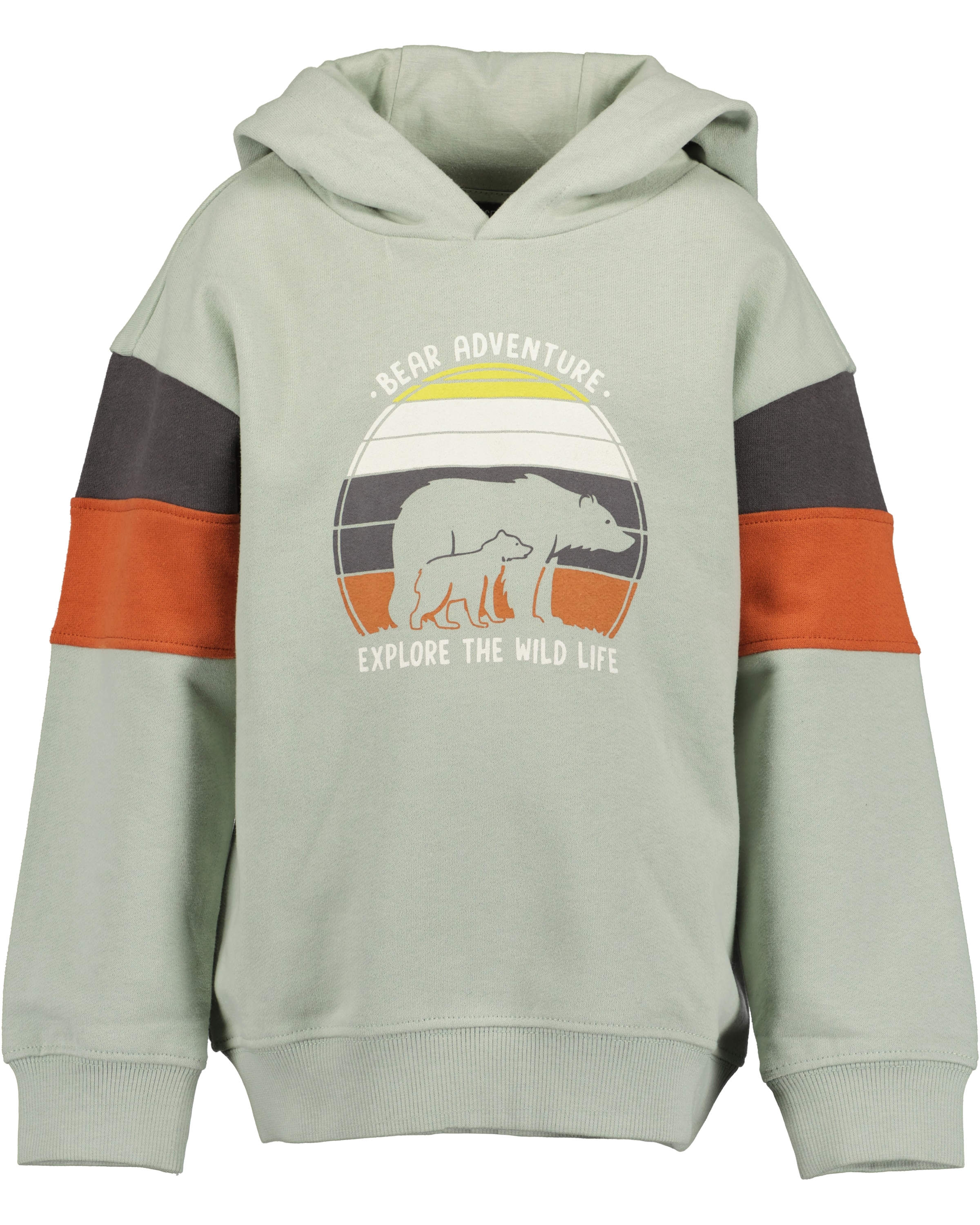 BLUE SEVEN Sweatshirt i grön: framsida