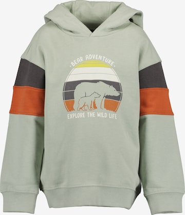 BLUE SEVEN Sweatshirt i grön: framsida