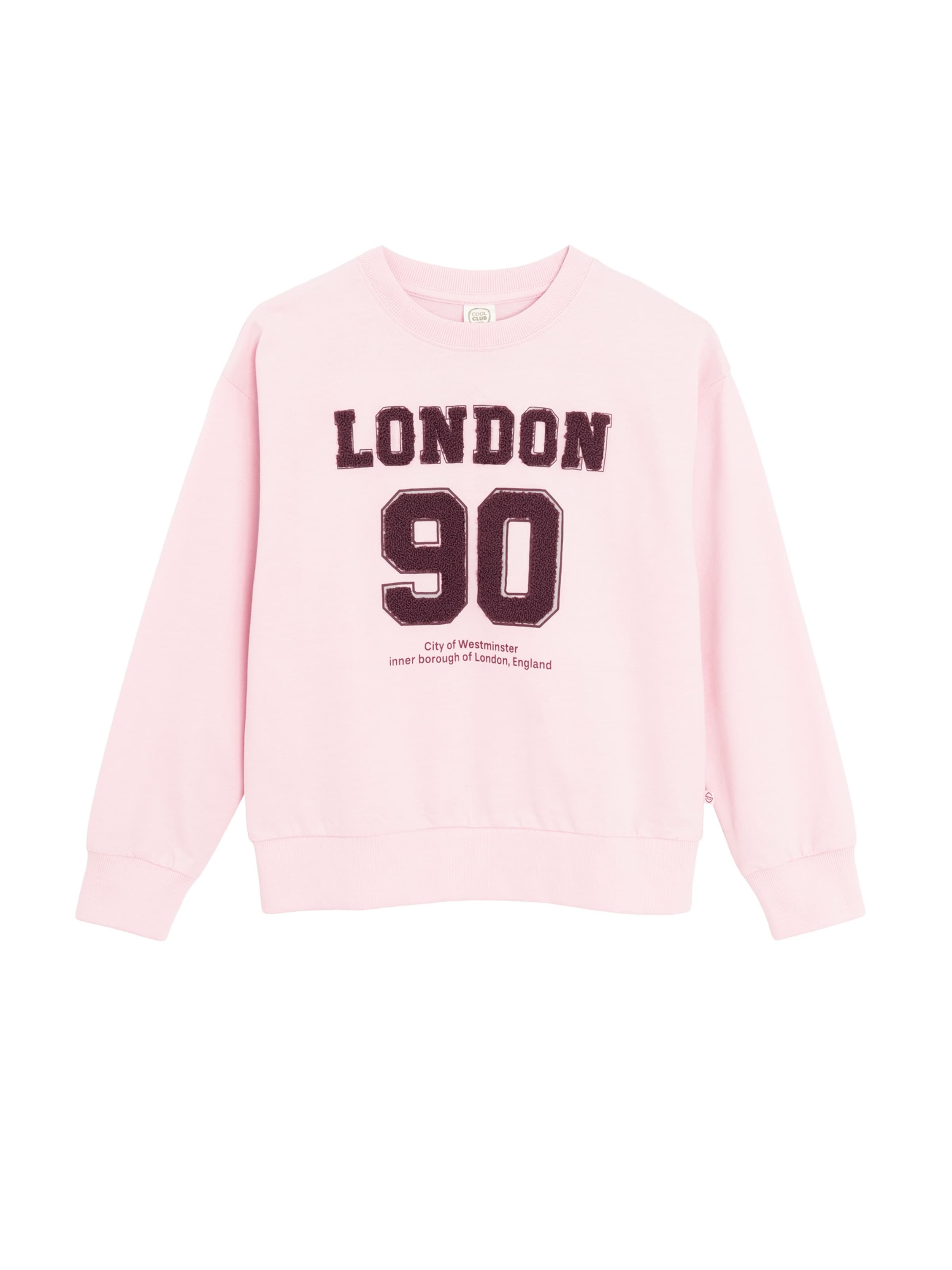 Cool Club Sweatshirt in Pink: front