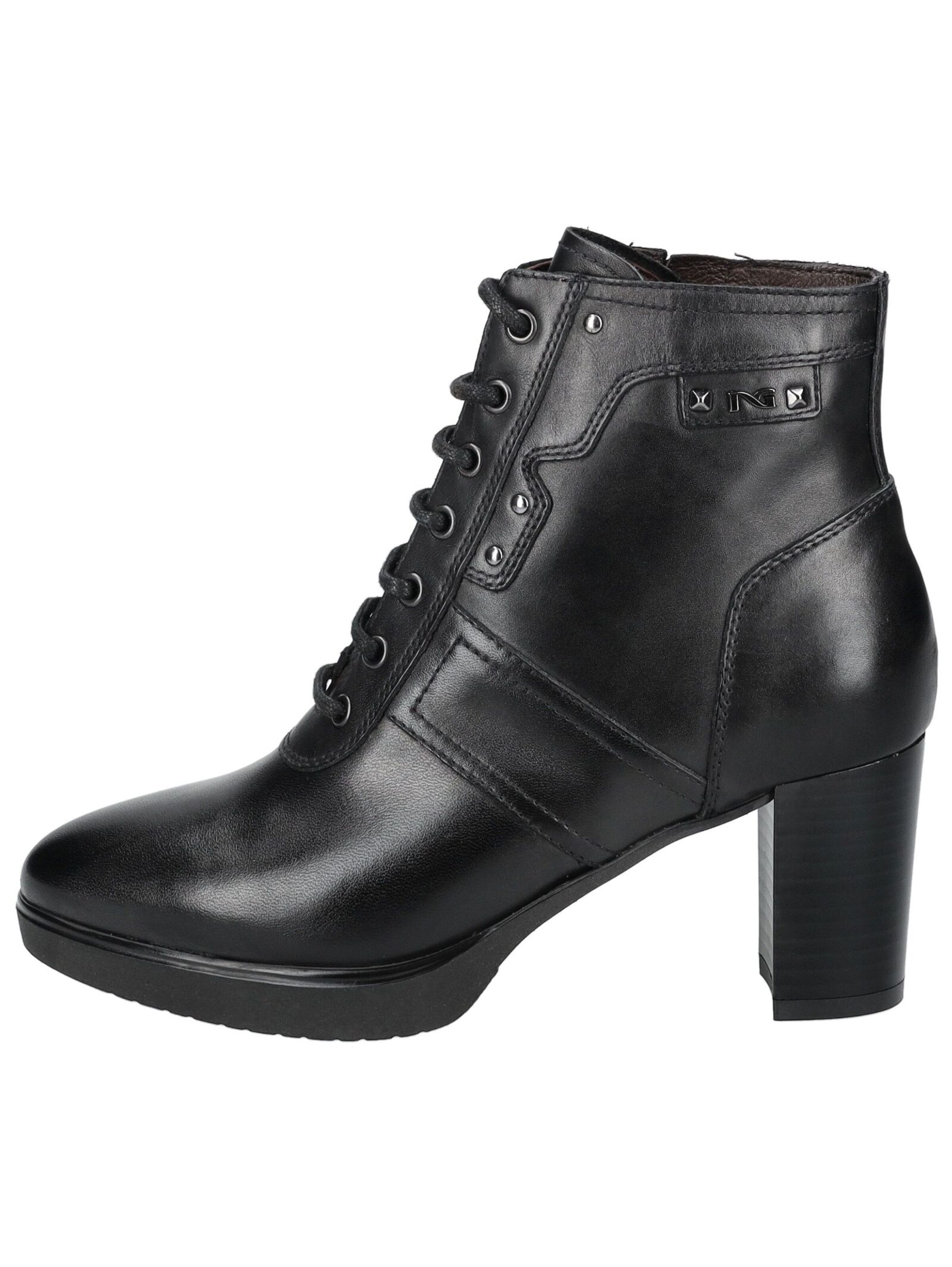 Nero Giardini Lace-up bootie in Black