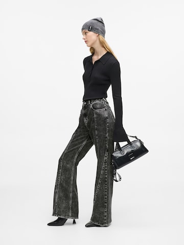 KARL LAGERFELD JEANS Flared Jeans in Black