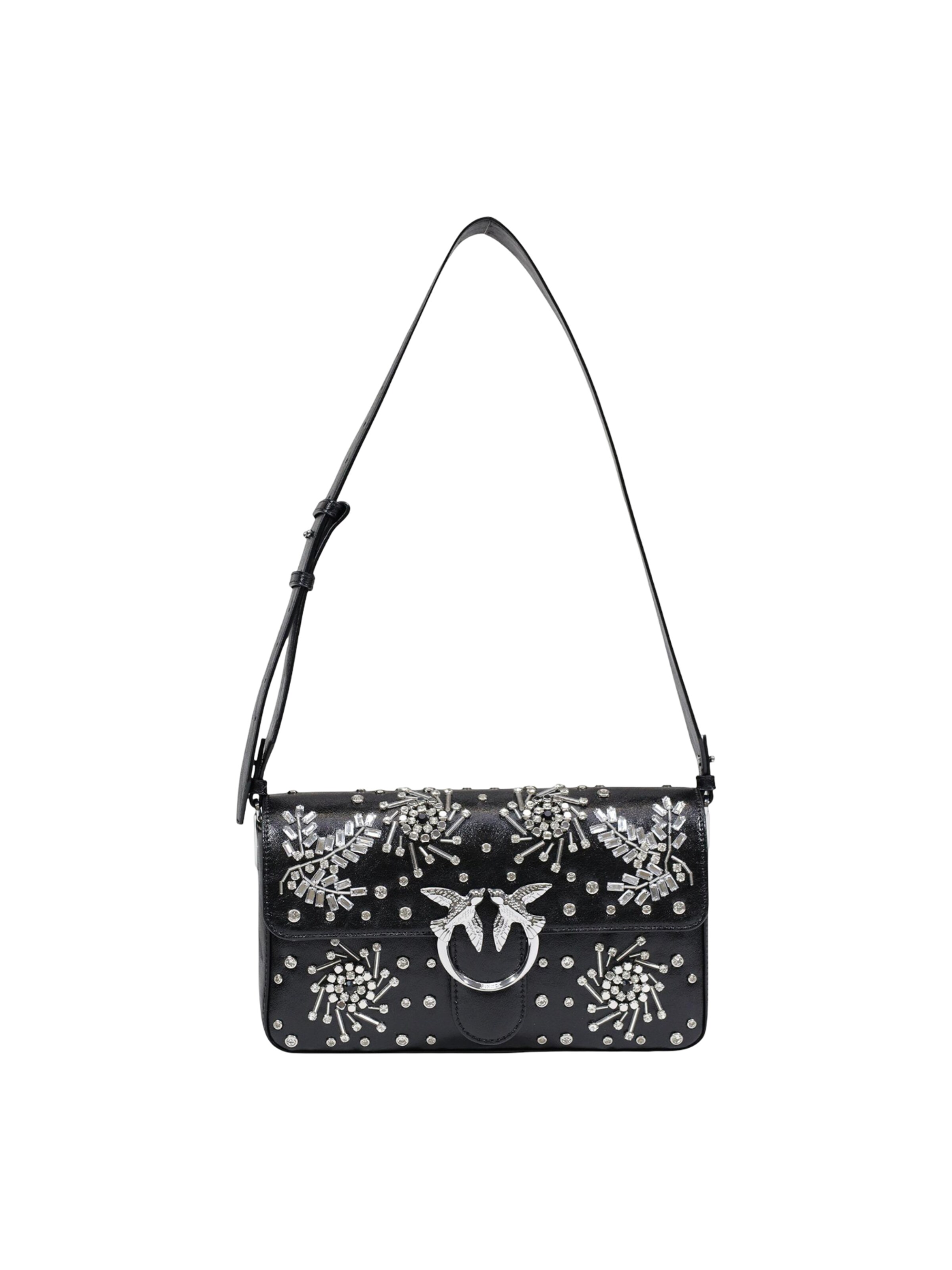PINKO Bolso de hombro 'LOVE SLOUCHY CLASSIC MEZZO BAC 106182 A37O' en One Size en negro, Vista del producto