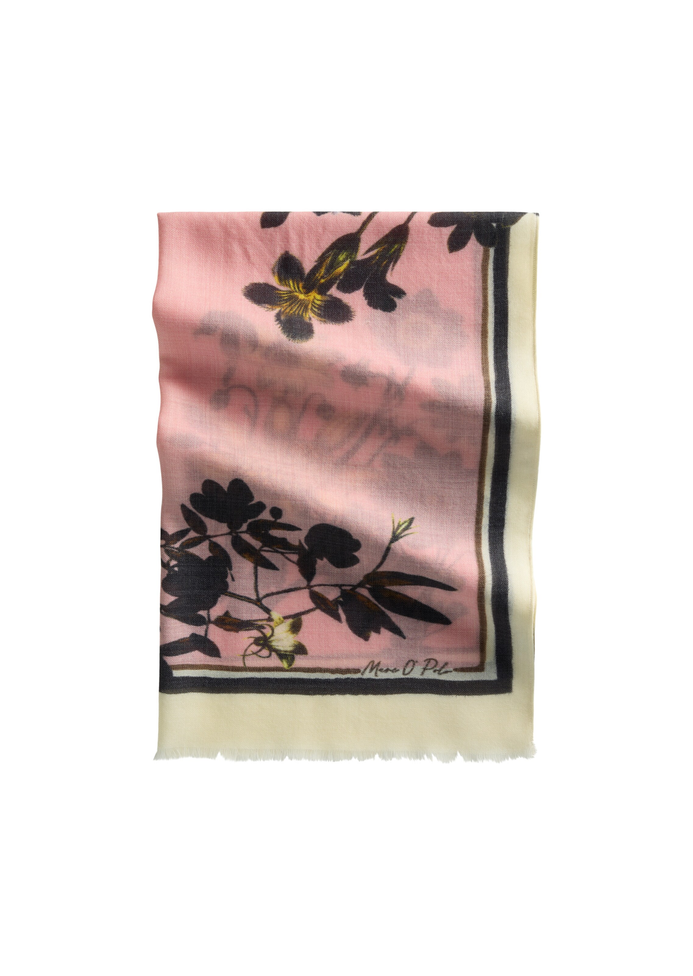 Écharpe Marc O'Polo en rose : devant