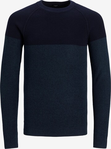 JACK & JONES Trui 'Spencer' in Blauw: voorkant