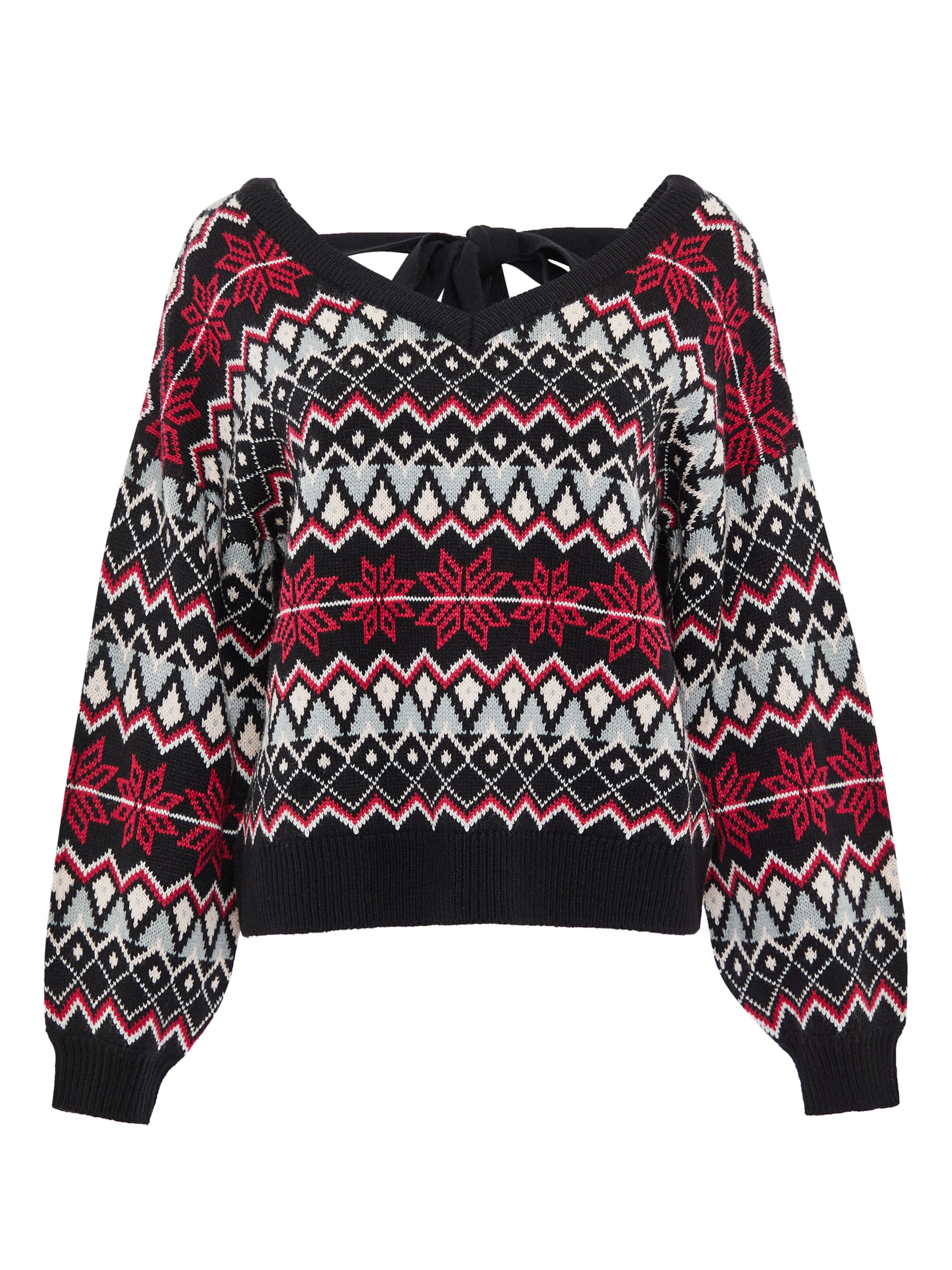 Threadbare Sweater 'Juliet' in Black: front