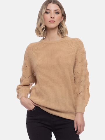 Camomilla Trui 'Marilu' in Beige: voorkant