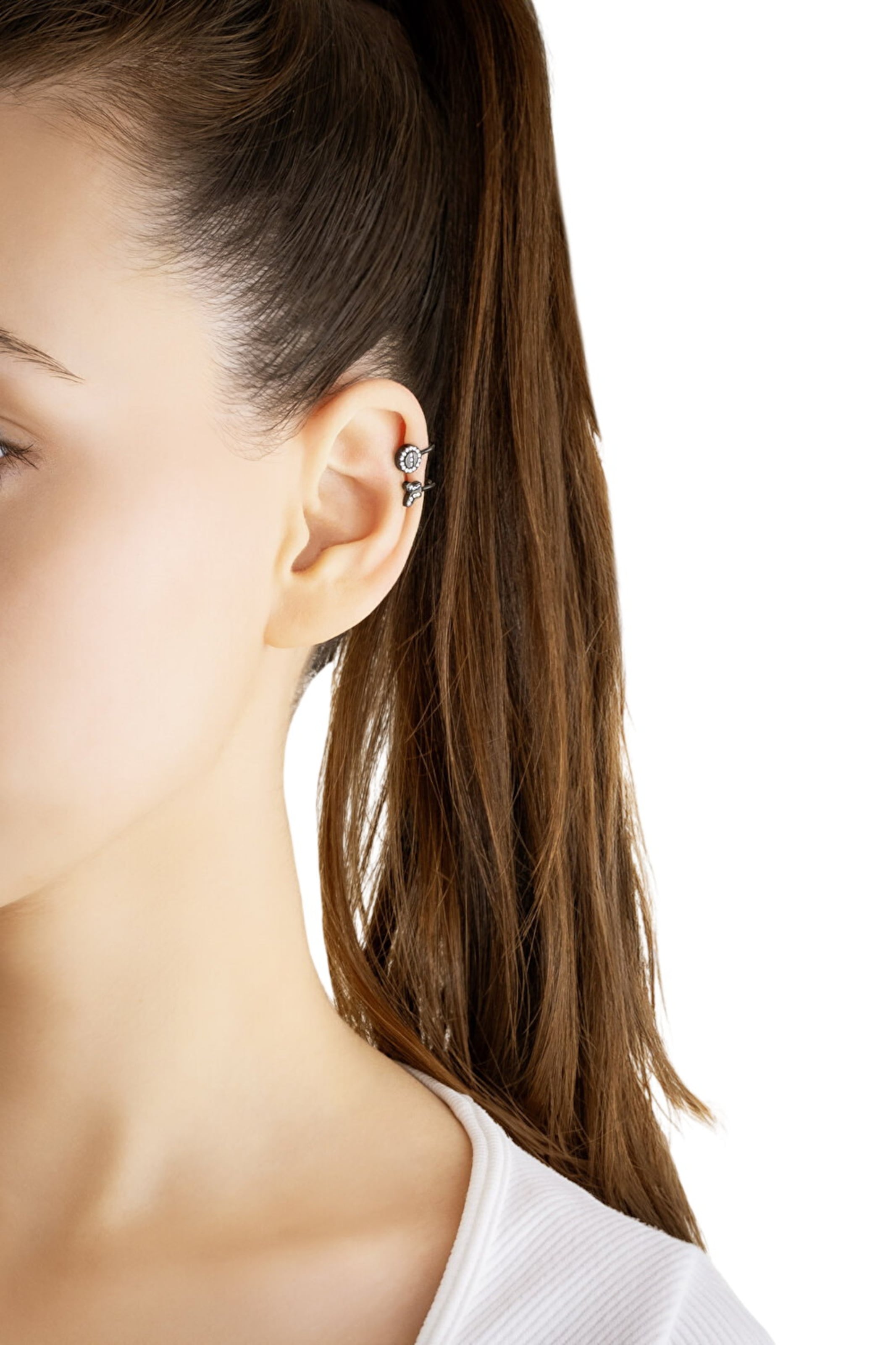 Boucles d'oreilles So Chic en noir