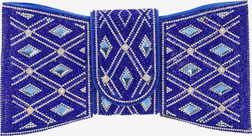 Pochette usha BLACK LABEL en bleu : devant