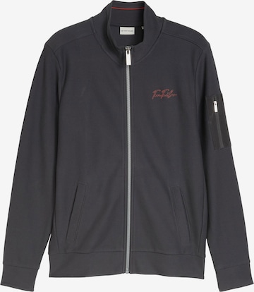 TOM TAILOR Суичъри с качулка в сиво: отпред