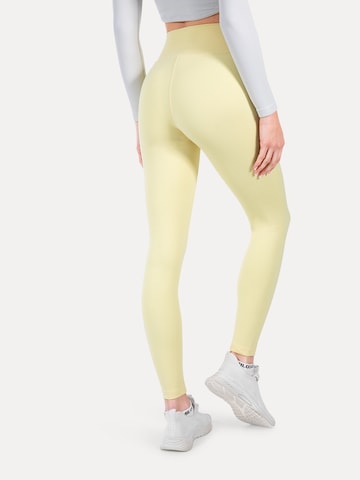 Skinny Leggings Smilodox en jaune