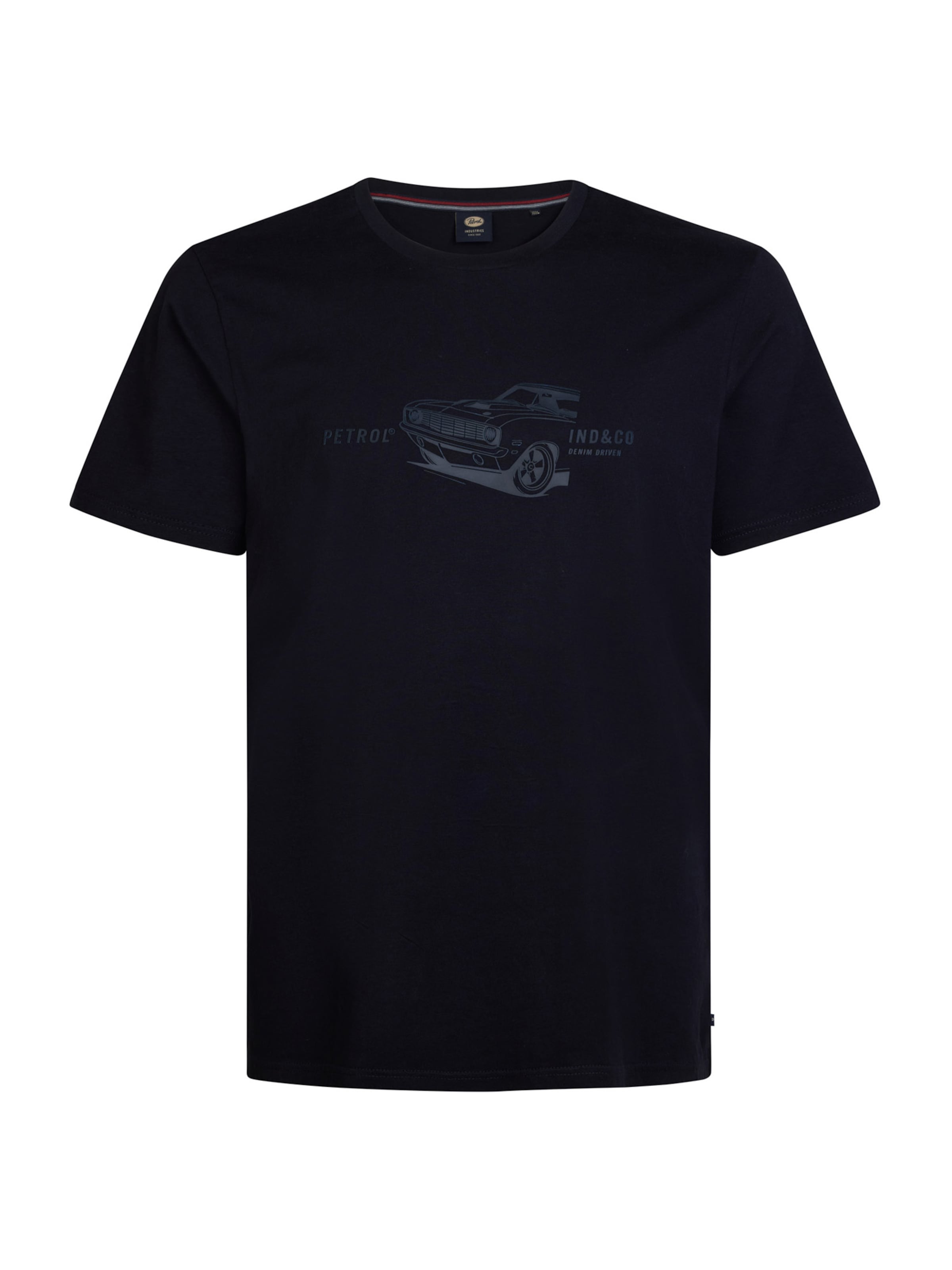 Petrol Industries - Camisa 'Classic' em preto: frente