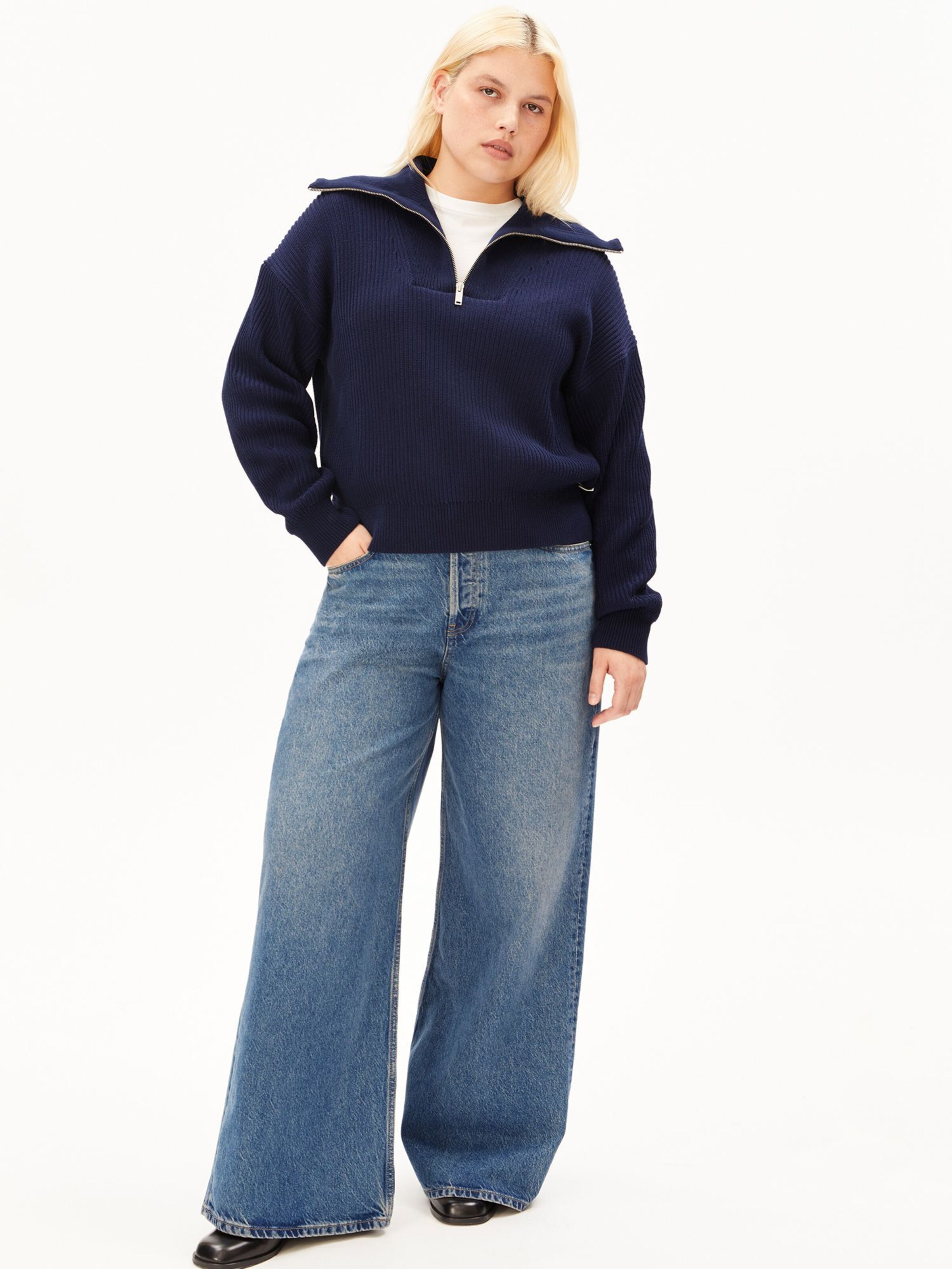 ARMEDANGELS Sweater 'Vanise' in Blue