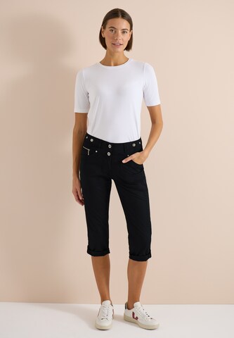 CECIL Slim fit Pants 'New York' in Black