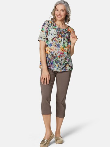 Goldner Blouse in Gemengde kleuren