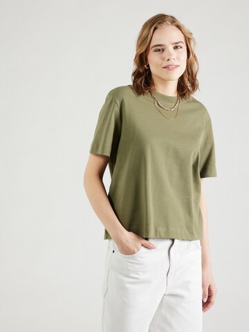 SELECTED - Camiseta 'SLFESSENTIAL' en verde: frente