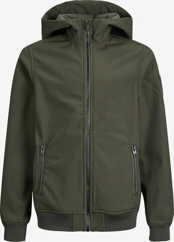 Veste fonctionnelle Jack & Jones Junior en vert : devant