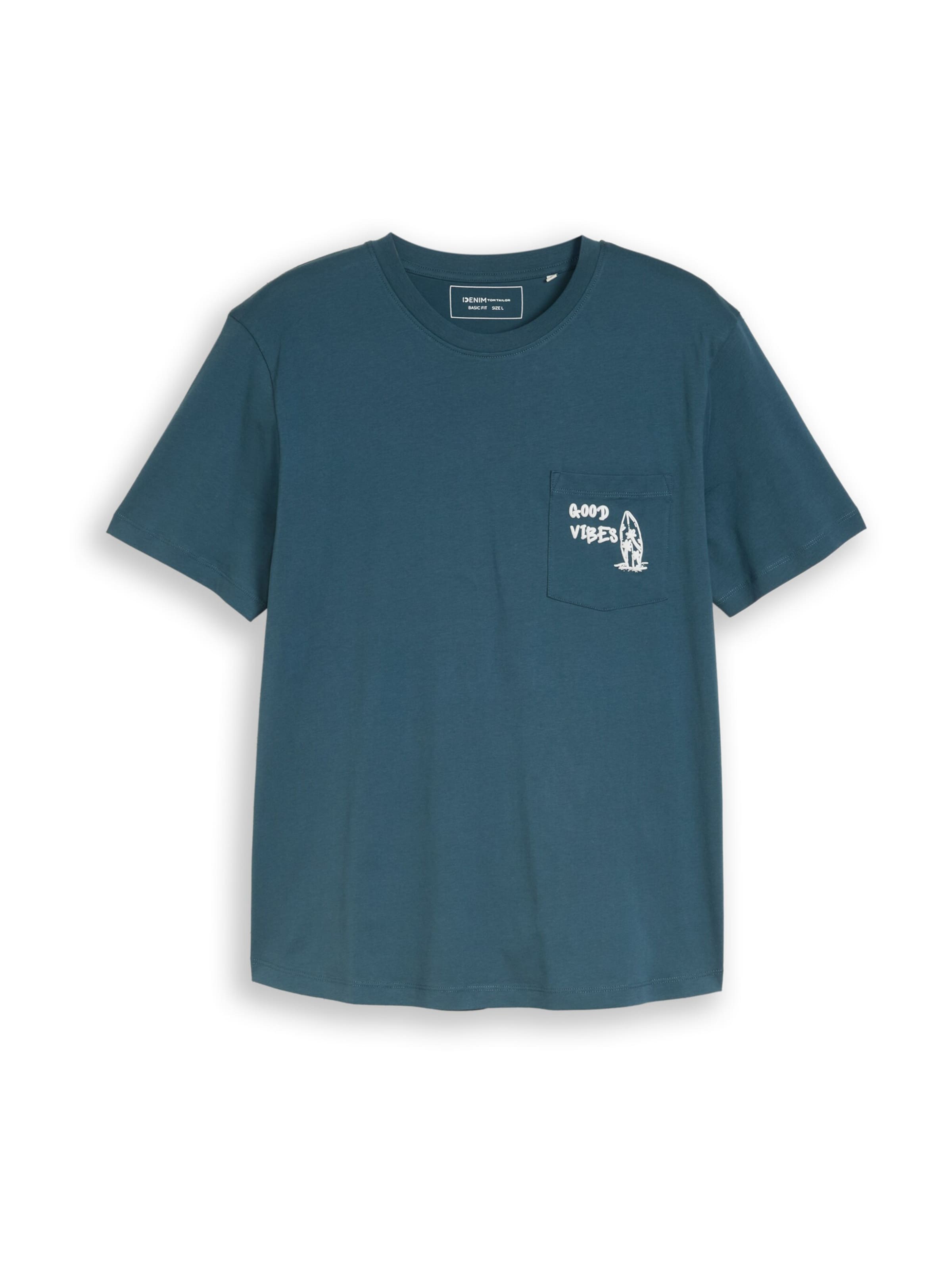 TOM TAILOR DENIM Shirt in Green: front
