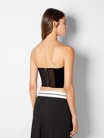 Bershka Top – černá