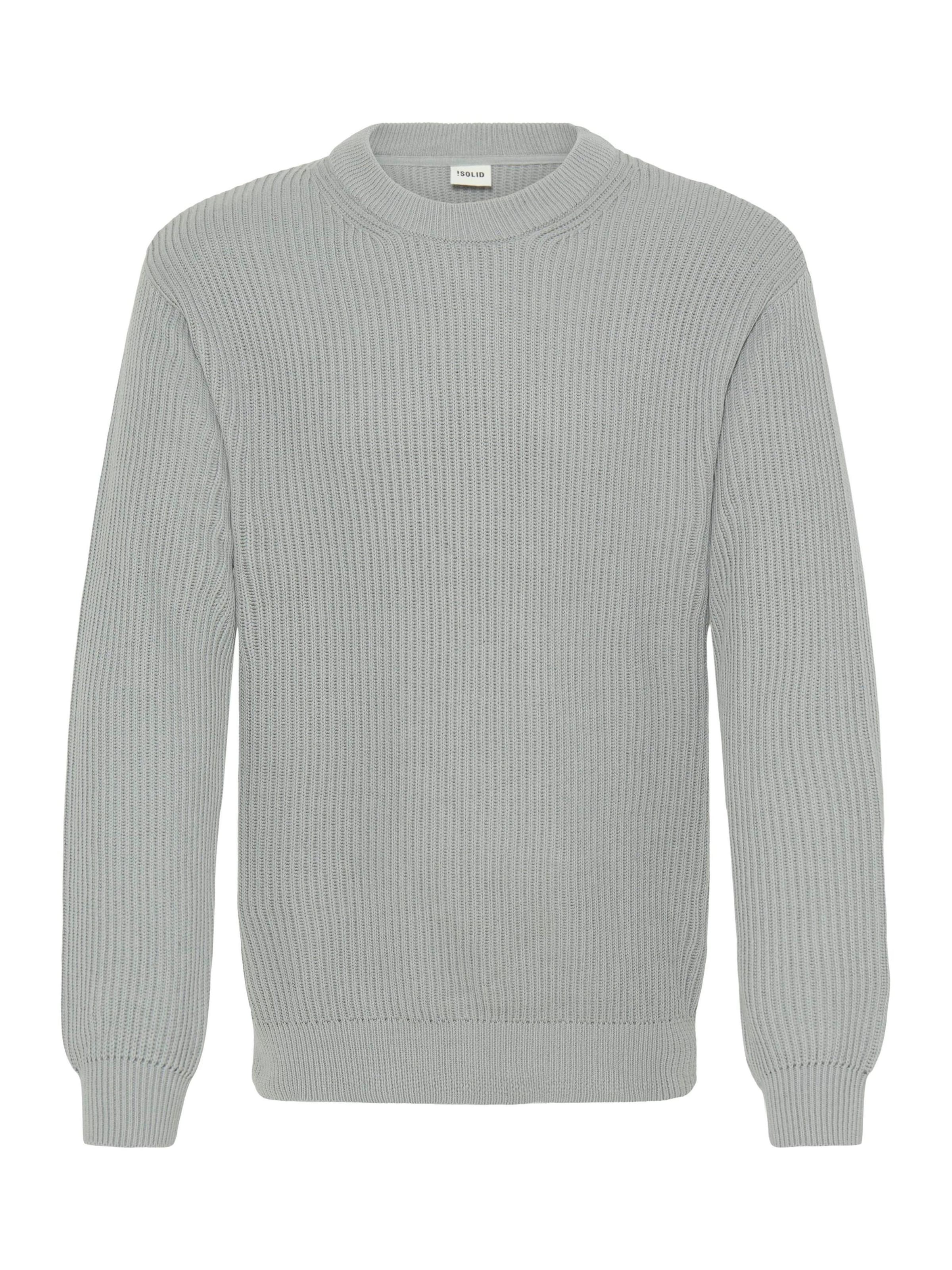 !Solid - Pullover ' SDGia ' em cinzento: frente