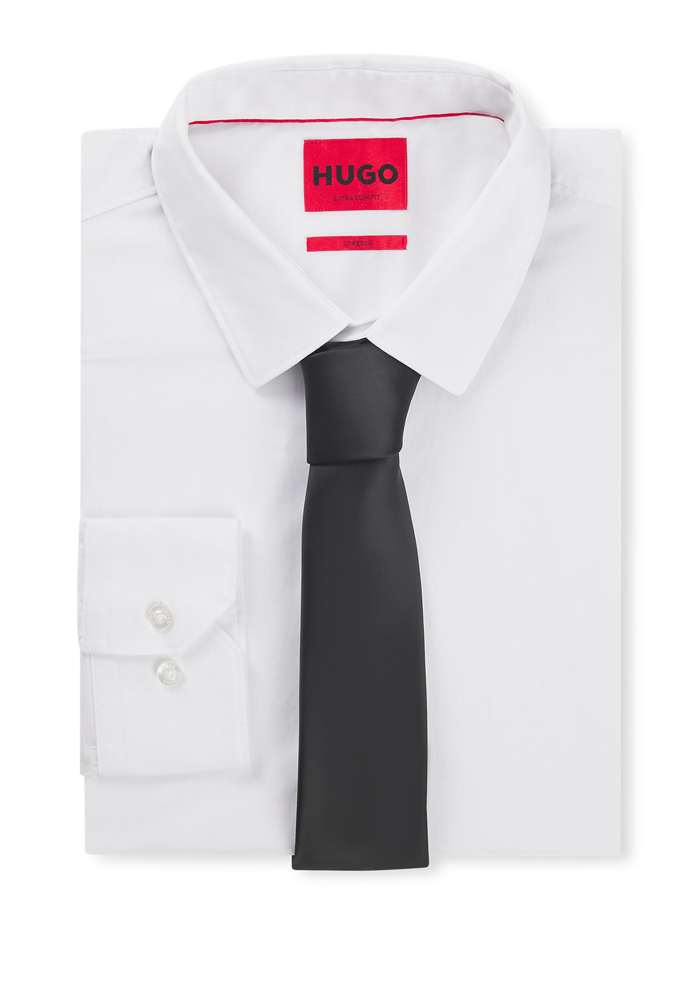 HUGO Tie in Black