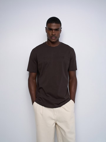 T-Shirt Salsa Jeans en marron : devant