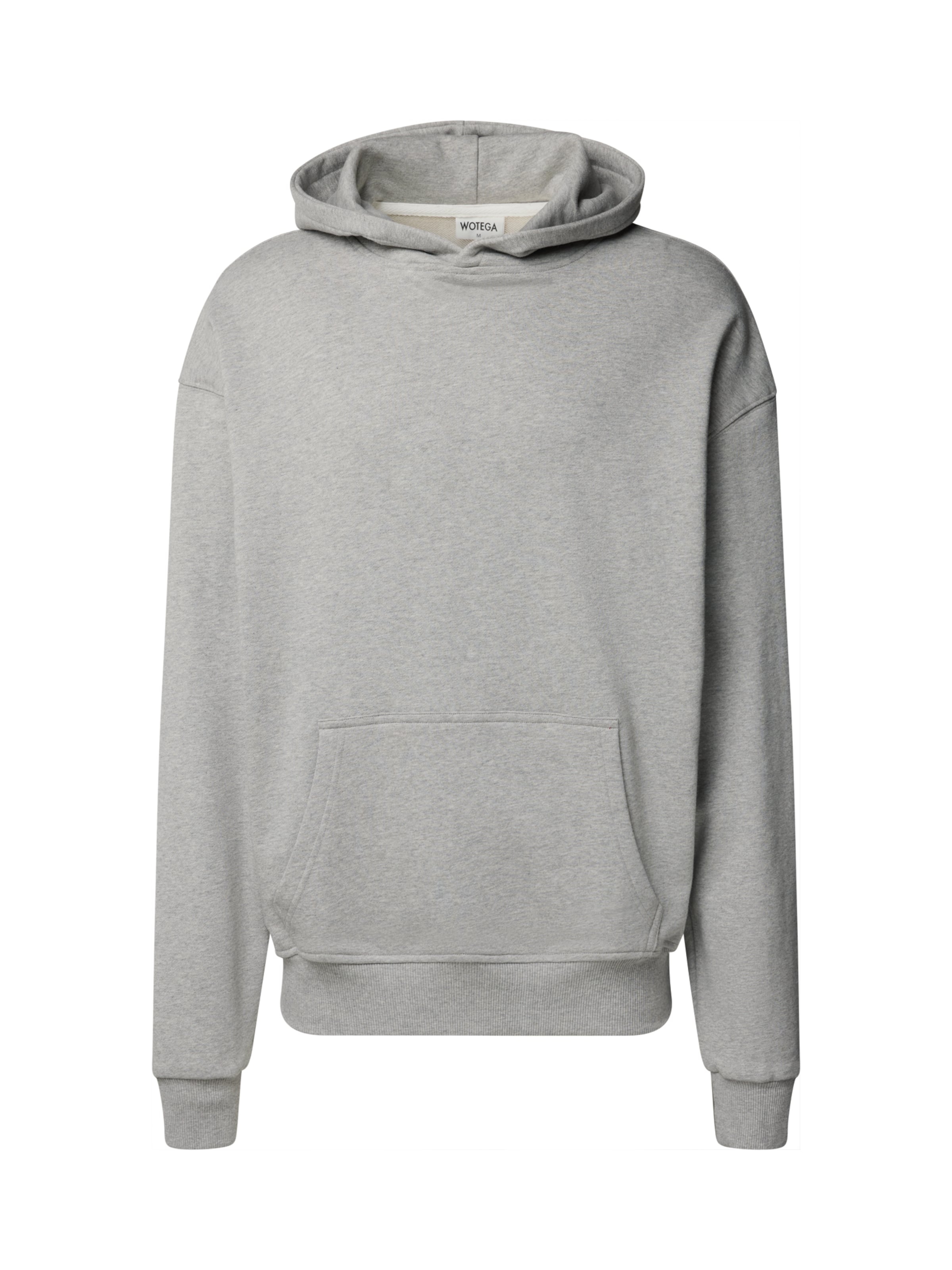 WOTEGA Sweatshirt 'VibeHood' in Grey: front