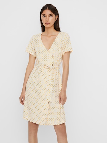 VERO MODA - Vestido 'Astimilo' em branco: frente